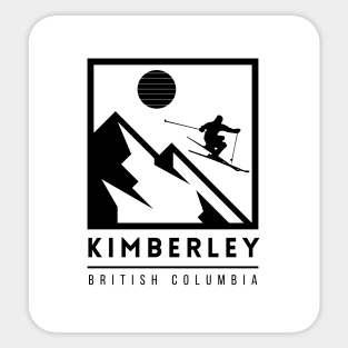 Kimberley British Columbia Canada ski Sticker